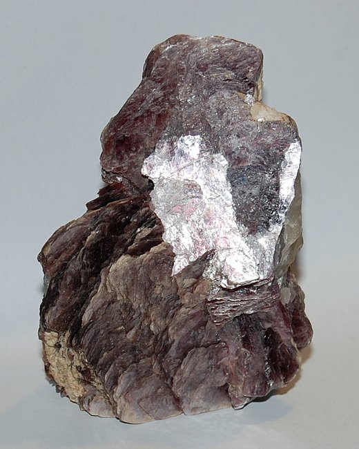 KRIO Lepidolith Scheibenstein - Dunkler Therapiestein Mit Sterlingsilber-Öse