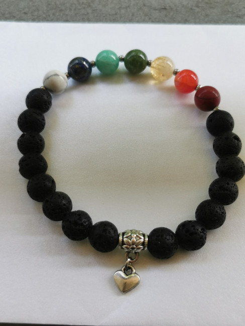 Howlith Lapislazuli Amazonit Jade Citrin Karneol rote Jaspis &amp; Lavasteine<br />8 mm