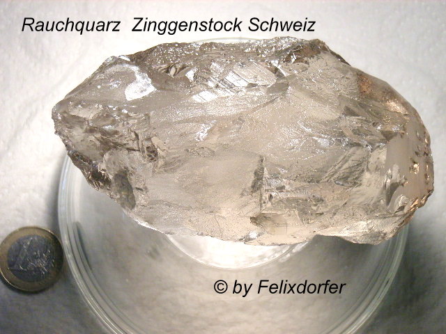 Rauchquarz vom Zinggenstock in der Schweiz  1d
