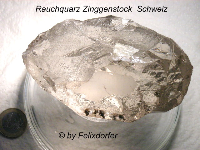 Rauchquarz vom Zinggenstock in der Schweiz  1g