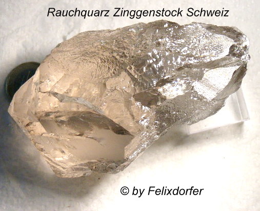 Rauchquarz vom Zinggenstock in der Schweiz  1h
