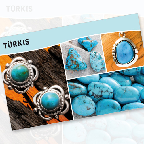Tuerkis Steine Karte