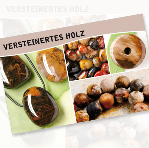 Versteinertes Holz Steine Karte