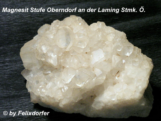 Magnesit Stufe aus Oberndorf an der Laming in der Steiermark aus Ö