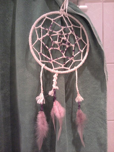traumfänger mit amethyst