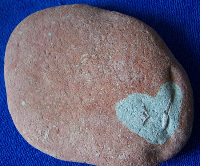 Ein Herz im roten Sandstein