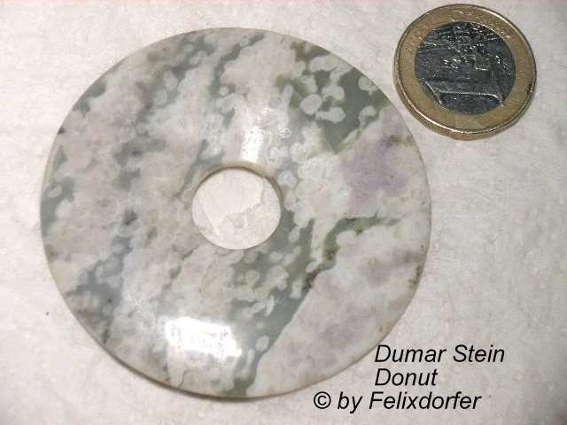 Dumar Stein oder Lotos - Jaspis  Donut  60 mm