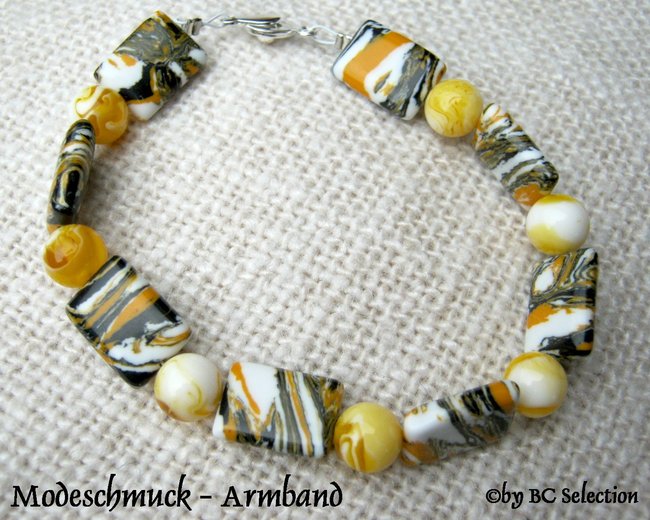 modeschmuck gelb-schwarz-armband001.jpg
