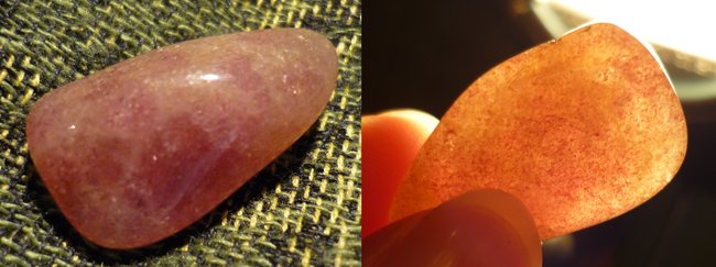Vielleicht roter Chalcedon? Oder ein Aventurin?