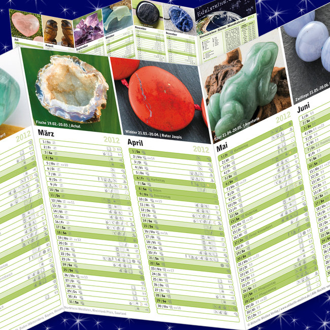 Mondkalender Edelsteine Sternzeichen