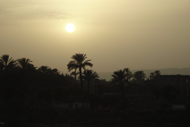 Sonnenuntergang am Nil...