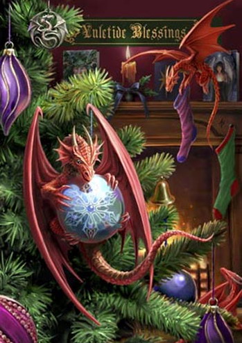 roter Flugdrache Weihnachtskugel.jpg