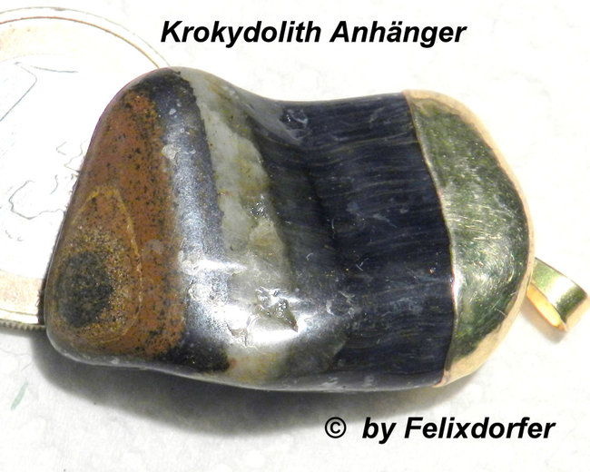 nehme an Krokydolith Anhänger