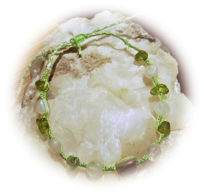 Peridot - Mondstein - Perlmutt