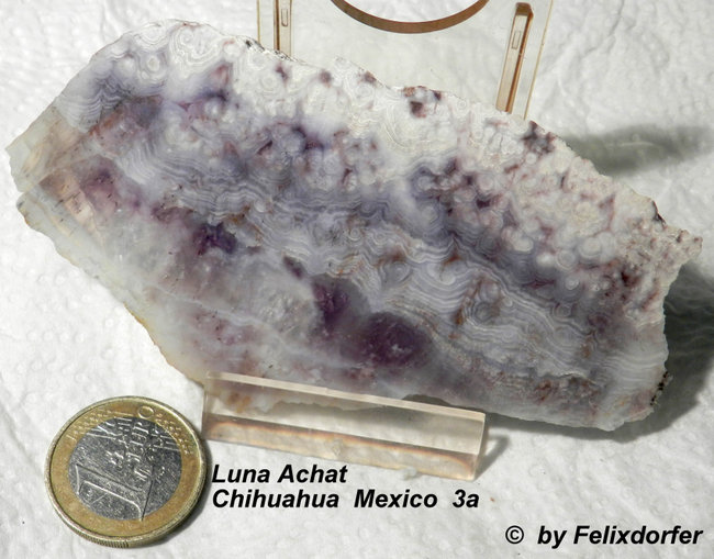 Luna  Achat  3  aus Chihuahua  Mexiko   Schnitt