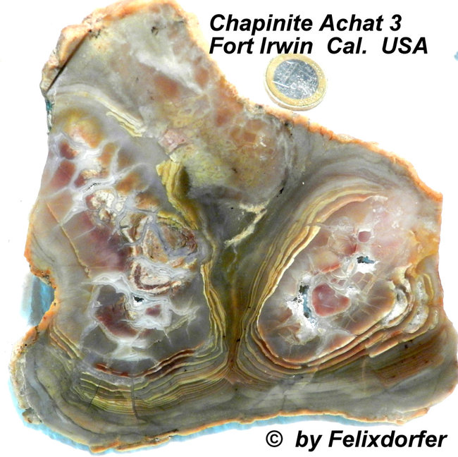 Chapinite Achat 3a  Fort Irwin Kalifornien USA