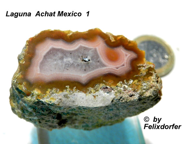Laguna Achat   braun-rosa  aus Mexico