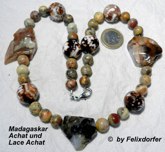 Madagaskar Achat mit Laceachat  1