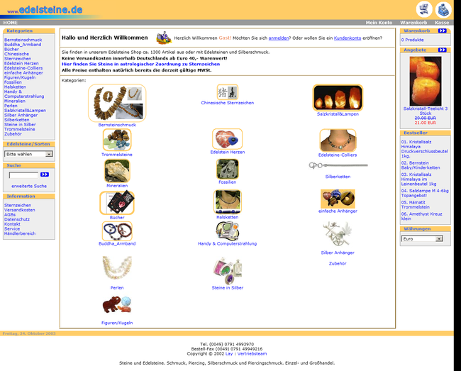 heilsteine Domain 2003