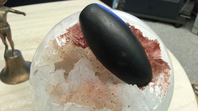 Black Shiva Lingam.
