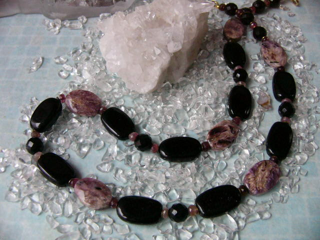 Charoit,Onyx mini Turmaline