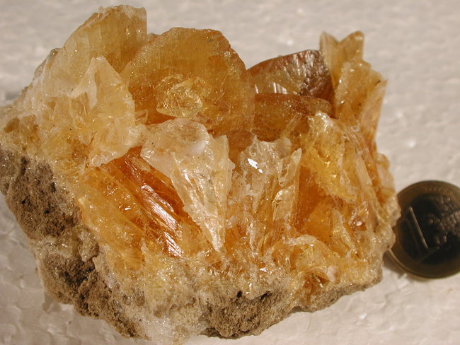 Gipsstufe  Orange  aus  Peru
