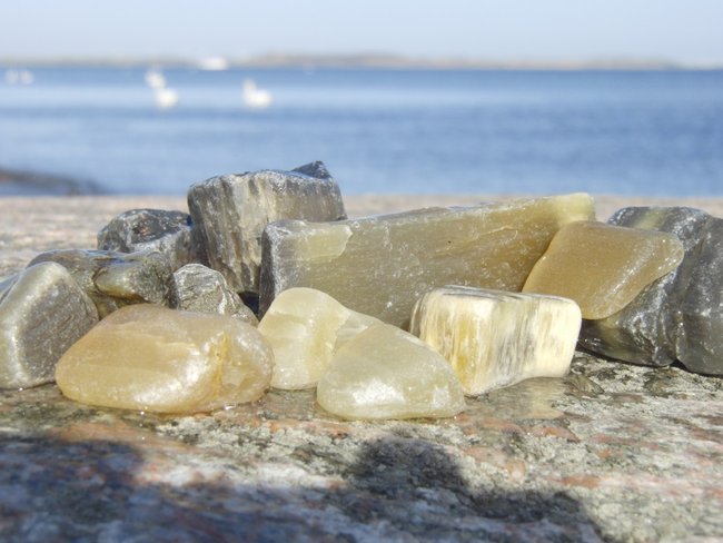 Faserkalk ( Ostseejade )