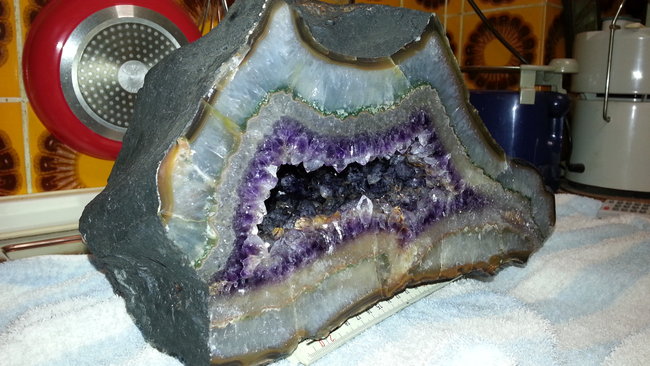 Amethystdruse aus Uruguay. :-)