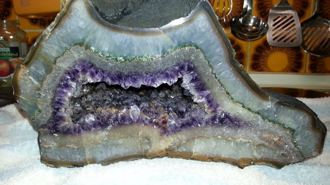 Amethystdruse aus Uruguay. :-)