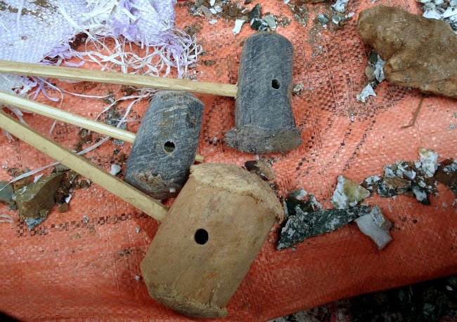 Hornhammer um Steine zu zerkleinern.