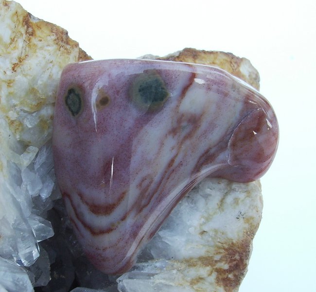 sphärolitischer Chalcedon  ( Ocean-Jasper)