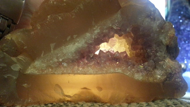 Amethystdruse aus Uruguay. :-)