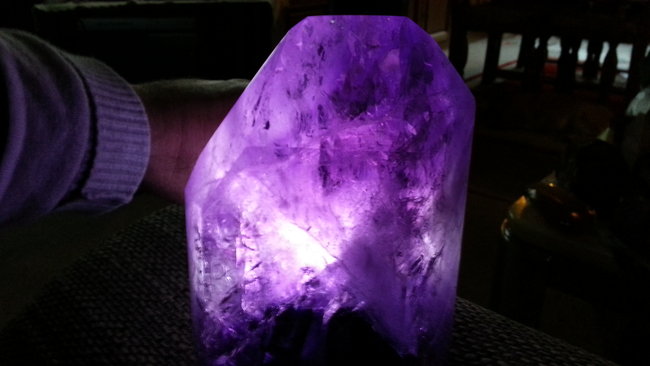 Amethyst Spitze aus Uruguay, 3350 Gramm. :-)