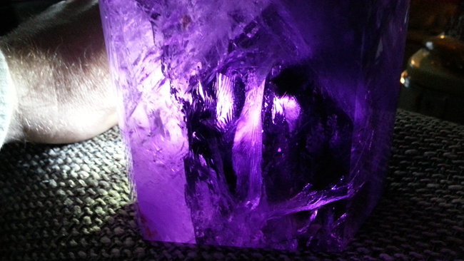 Amethyst Spitze aus Uruguay, 3350 Gramm. :-)