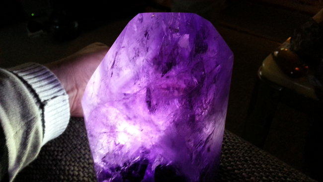 Amethyst Spitze aus Uruguay, 3350 Gramm. :-)