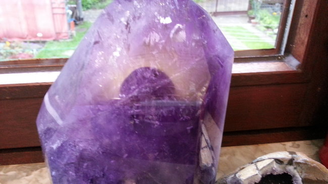 Amethyst Spitze aus Uruguay, 3350 Gramm. :-)