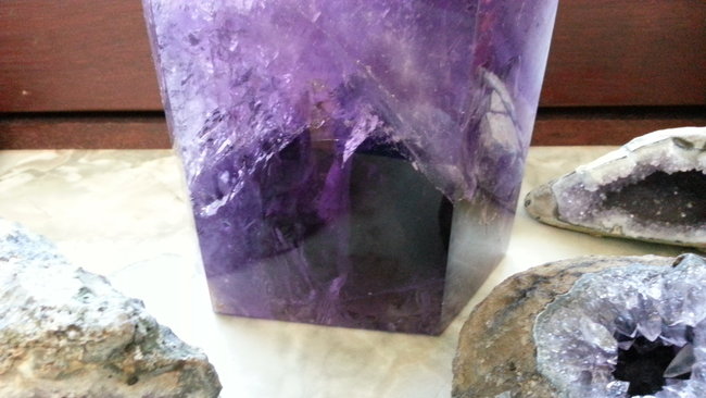 Amethyst Spitze aus Uruguay, 3350 Gramm. :-)