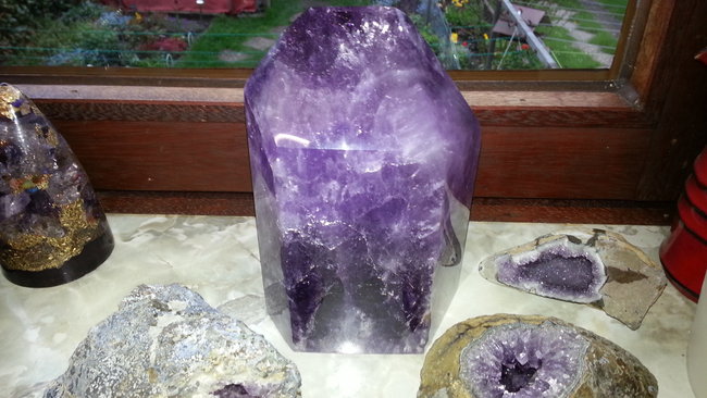 Amethyst Spitze aus Uruguay, 3350 Gramm. :-)