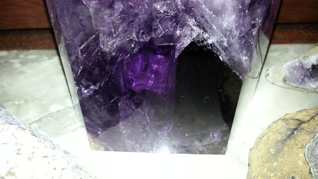 Amethyst Spitze aus Uruguay, 3350 Gramm. :-)