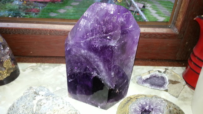 Amethyst Spitze aus Uruguay, 3350 Gramm. :-)