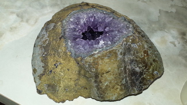 Amethystdruse aus Uruguay. :-)