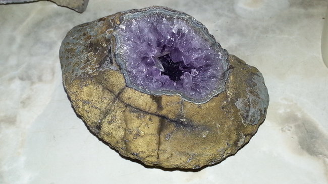 Amethystdruse aus Uruguay. :-)