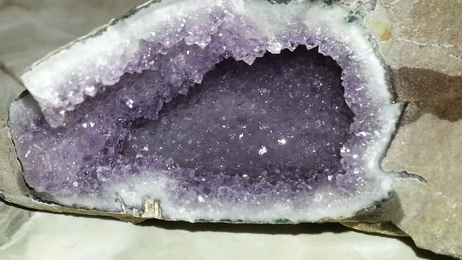 Amethystdruse aus Uruguay. :-)