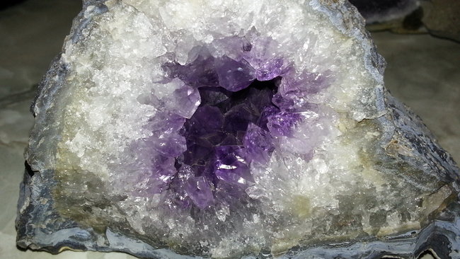 Amethystdruse aus Uruguay. :-)