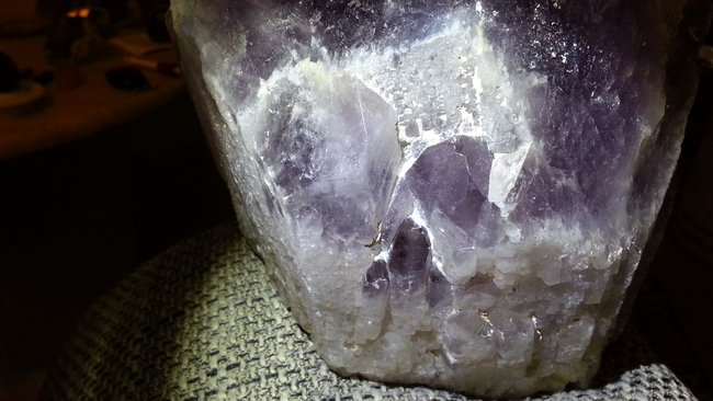 Amethyst Spitze aus Brasilien, 8,3 kg. :-)