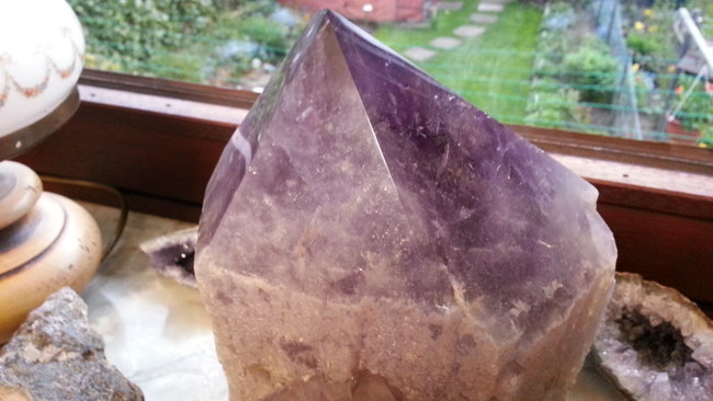 Amethyst Spitze aus Brasilien, 8,3 kg. :-)