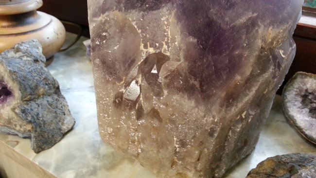 Amethyst Spitze aus Brasilien, 8,3 kg. :-)