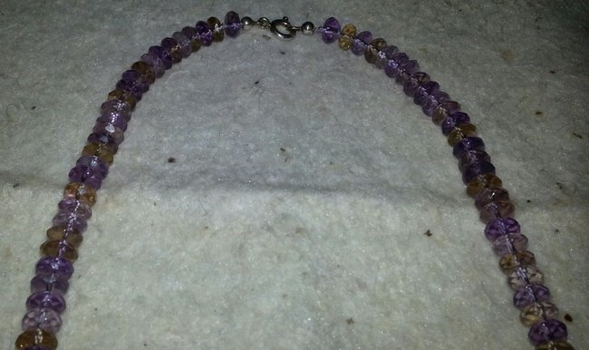 Amethyst, Citrin Kette. :-)