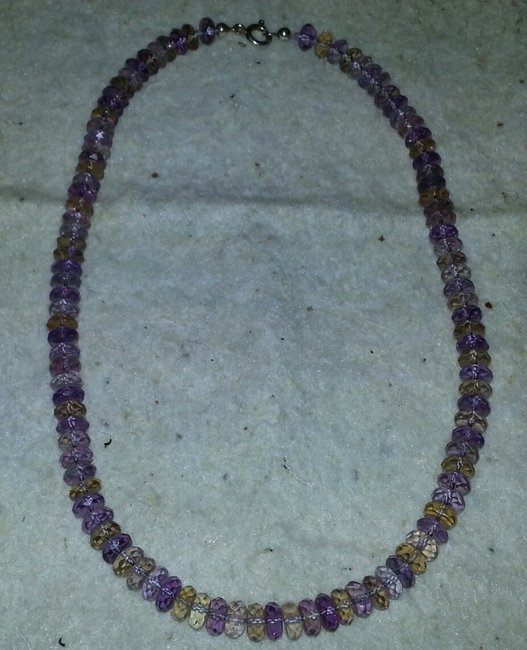 Amethyst, Citrin Kette. :-)