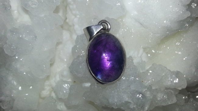 Wende Anhänger Labradorit, Amethyst. :-)
